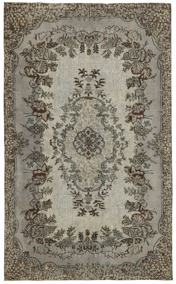 6x10 Grey Over Dyed Rug - 49330