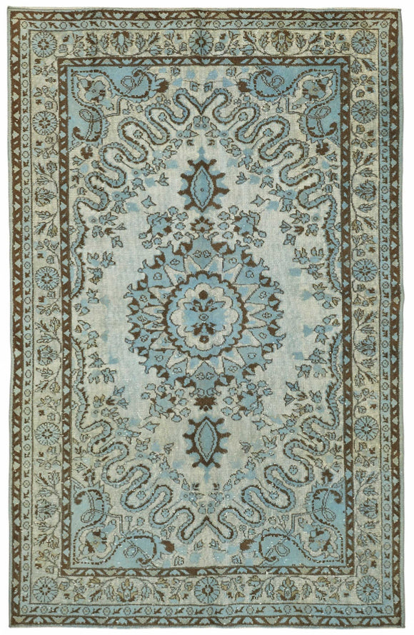 6x10 Blue Over Dyed Rug - 49331