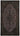 5x10 Black Over Dyed Rug - 49332