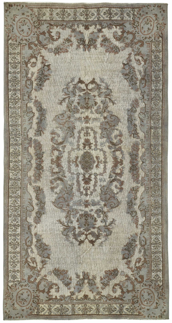 5x9 Grey Over Dyed Rug - 49334