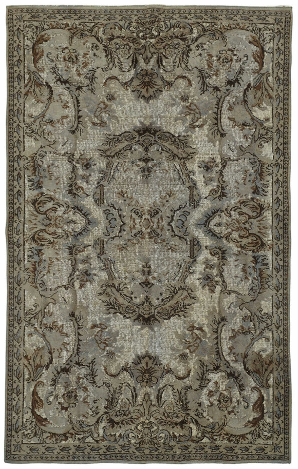5x9 Grey Over Dyed Rug - 49336