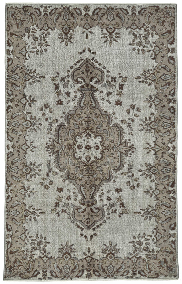 5x9 Grey Over Dyed Rug - 49337