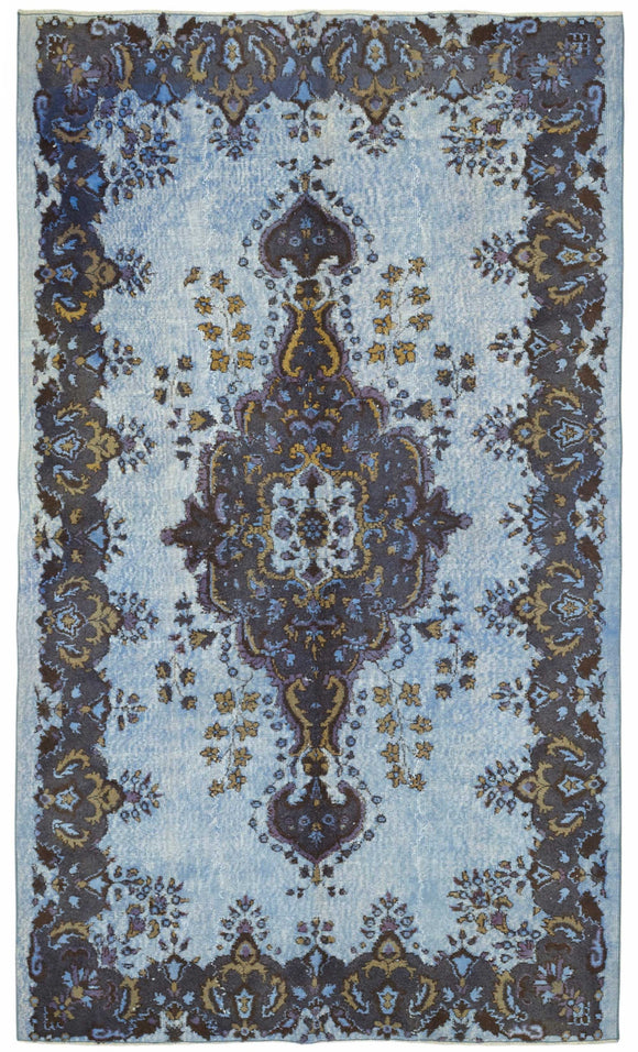 6x10 Blue Over Dyed Rug - 49339
