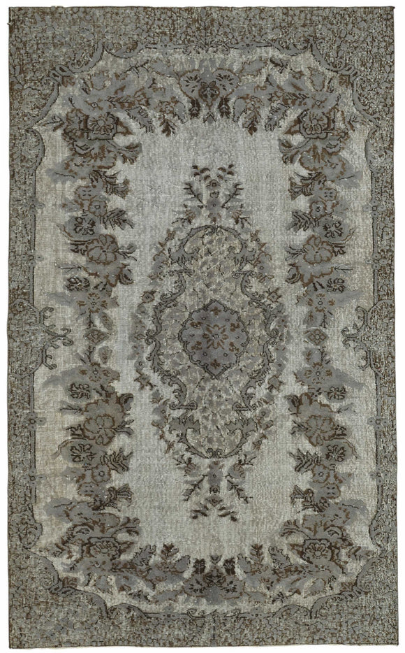 5x9 Grey Over Dyed Rug - 49340