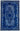 5x9 Blue Over Dyed Rug - 49341
