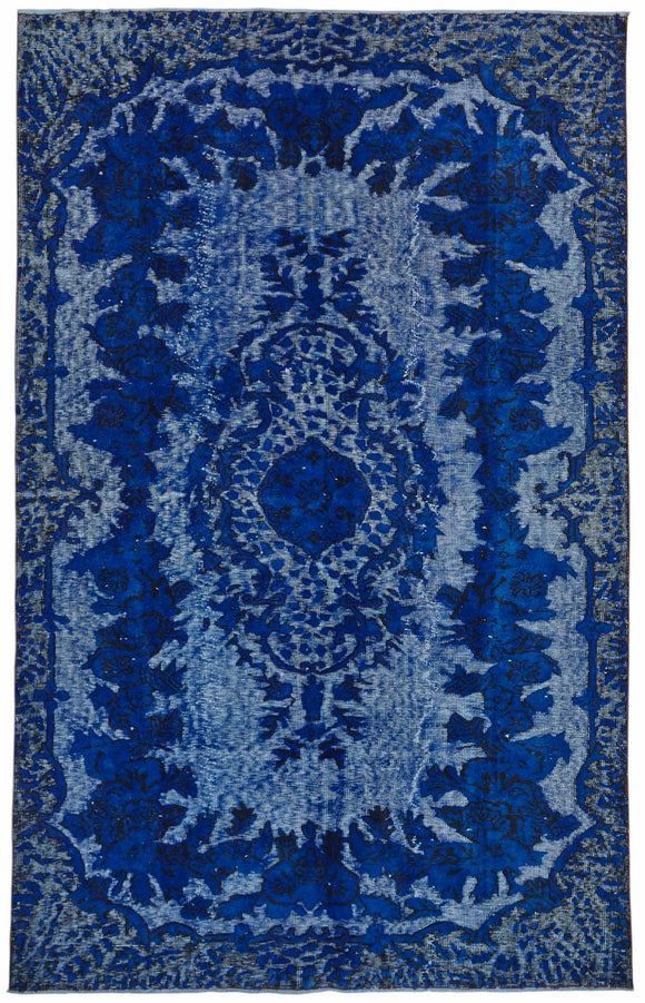 5x9 Blue Over Dyed Rug - 49341