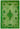 6x9 Green Over Dyed Rug - 49347