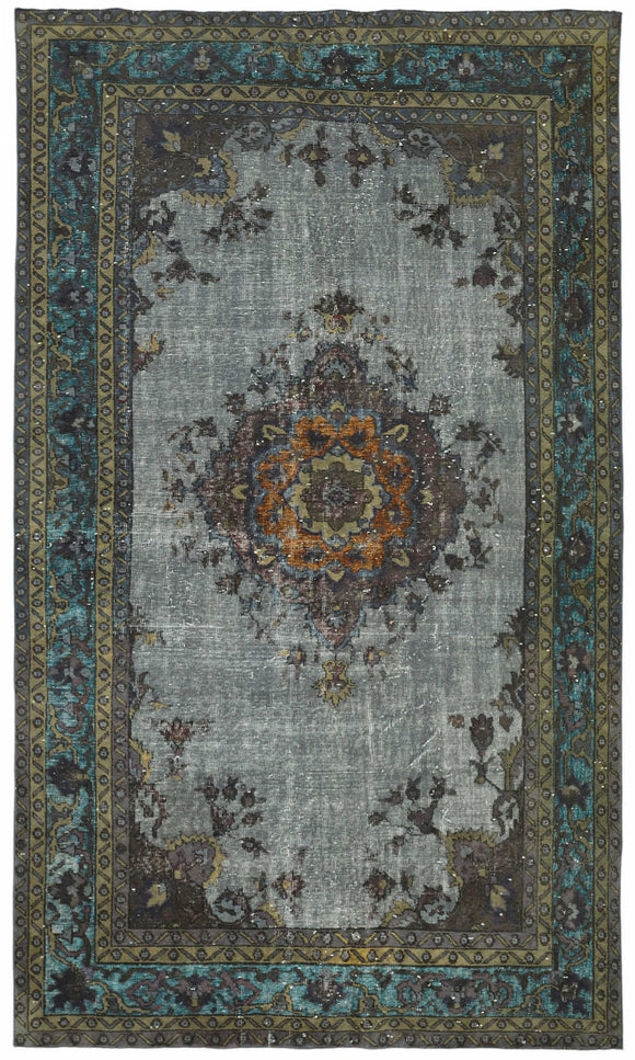 6x10 Grey Over Dyed Rug - 49355