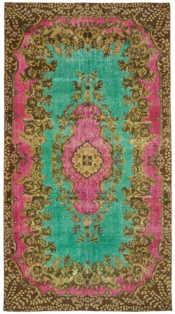 6x10 Multicolor Over Dyed Rug - 49357