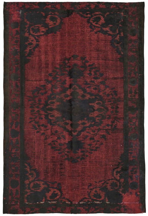 6x10 Red Over Dyed Rug - 49359