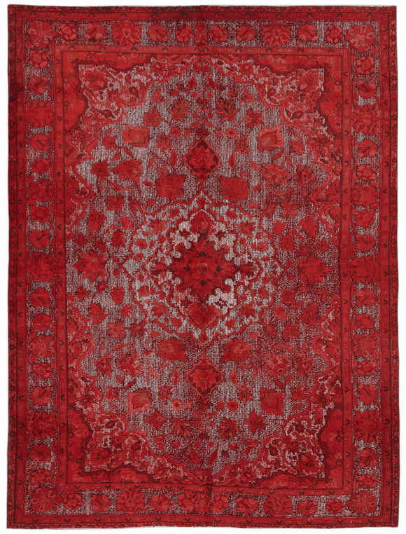 7x9 Red Over Dyed Rug - 49360
