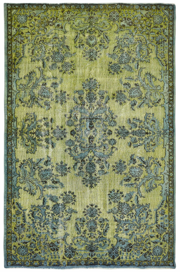 6x9 Yellow Over Dyed Rug - 49361