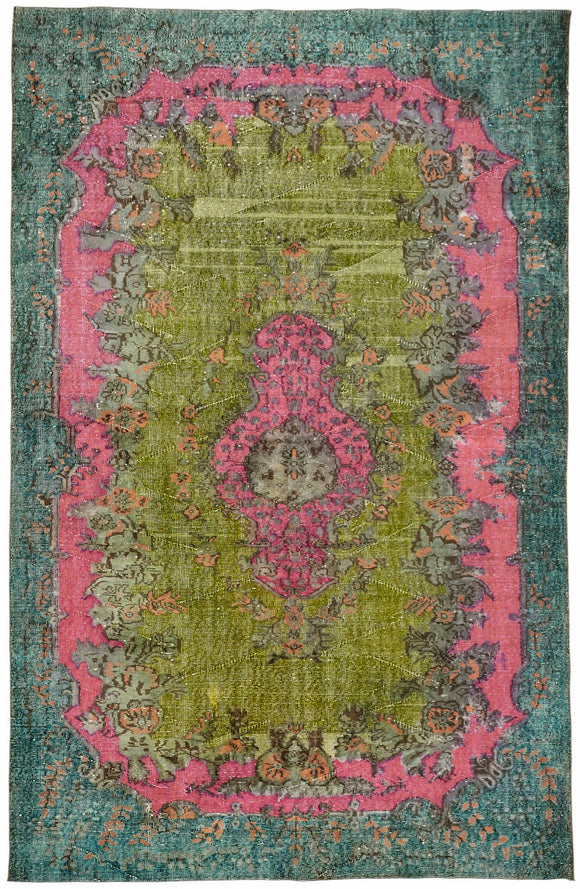 6x9 Multicolor Over Dyed Rug - 49363