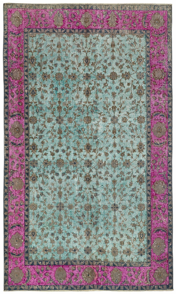 5x8 Multicolor Over Dyed Rug - 49371