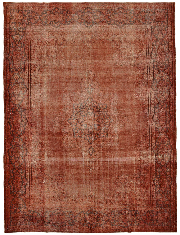 10x13 Red Overdyed Rug - 49437