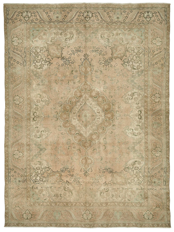 9x13 Beige Vintage Large Area Rug - 49470