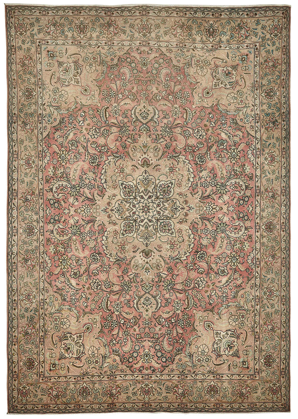 9x13 Beige Vintage Large Area Rug - 49703