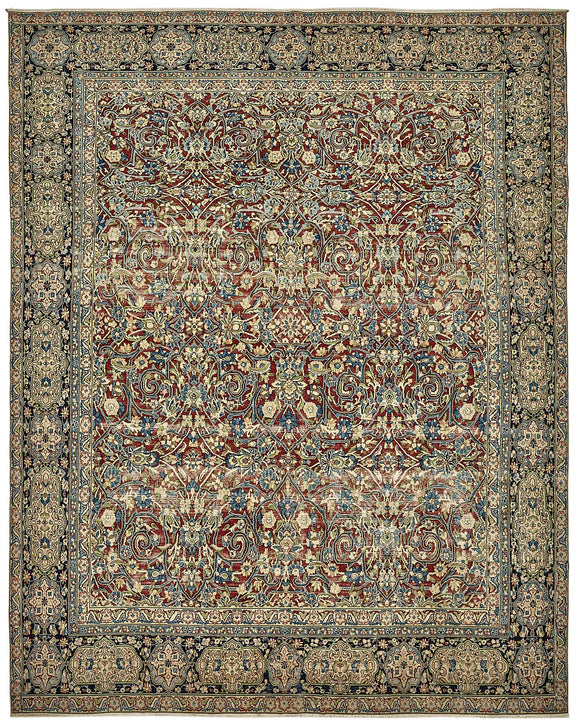 9x12 Beige Vintage Large Area Rug - 49705