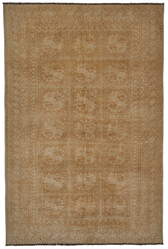 7x10 Beige Vintage Large Area Rug - 50168