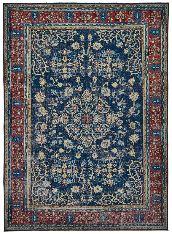 8x11 Beige Vintage Large Area Rug - 50181