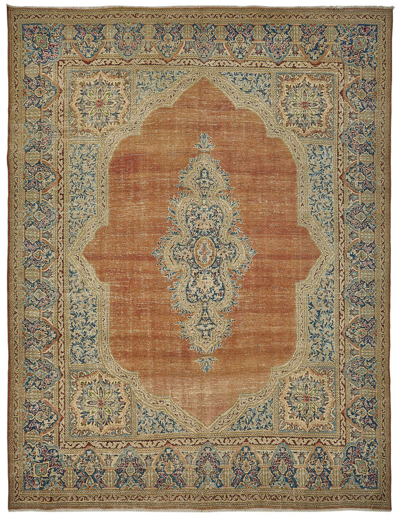 10x13 Beige Vintage Large Area Rug - 50202