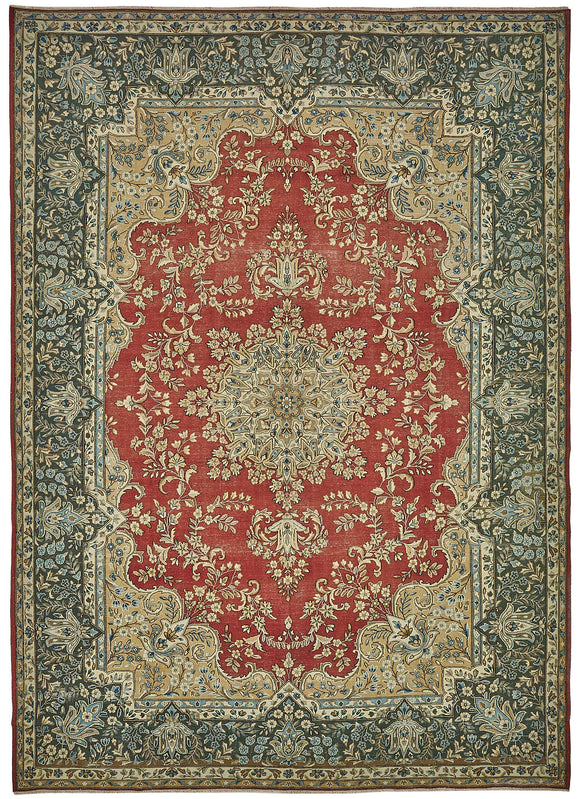 9x12 Beige Vintage Large Area Rug - 50208