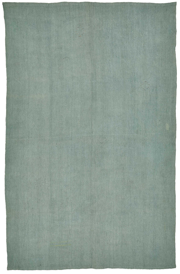 6x9 Blue Over-dyed Hemp Kilim Rug - 50401