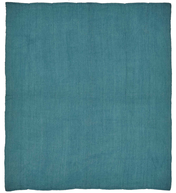 7x7 Blue Over-dyed Hemp Kilim Rug - 50404