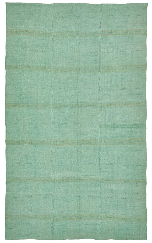 6x10 Turquoise Over-dyed Hemp Kilim Rug - 50412