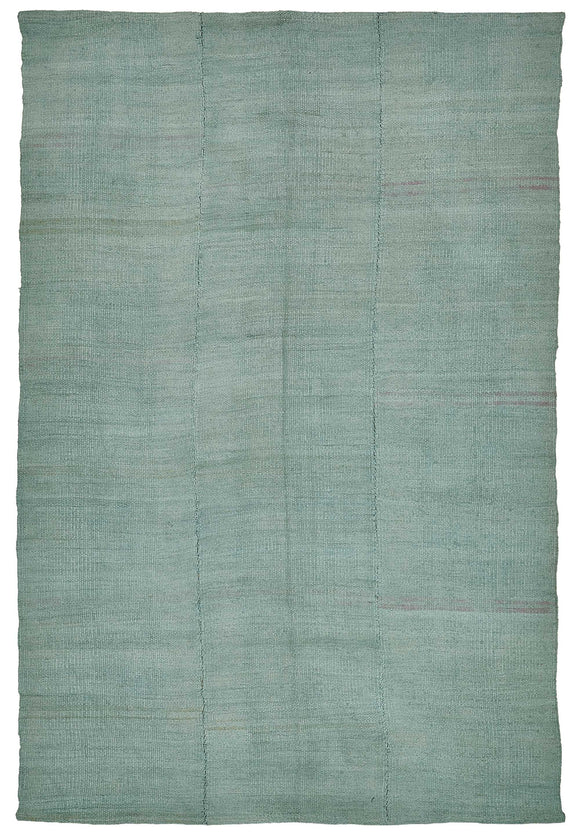 5x8 Blue Over-dyed Hemp Kilim Rug - 50425