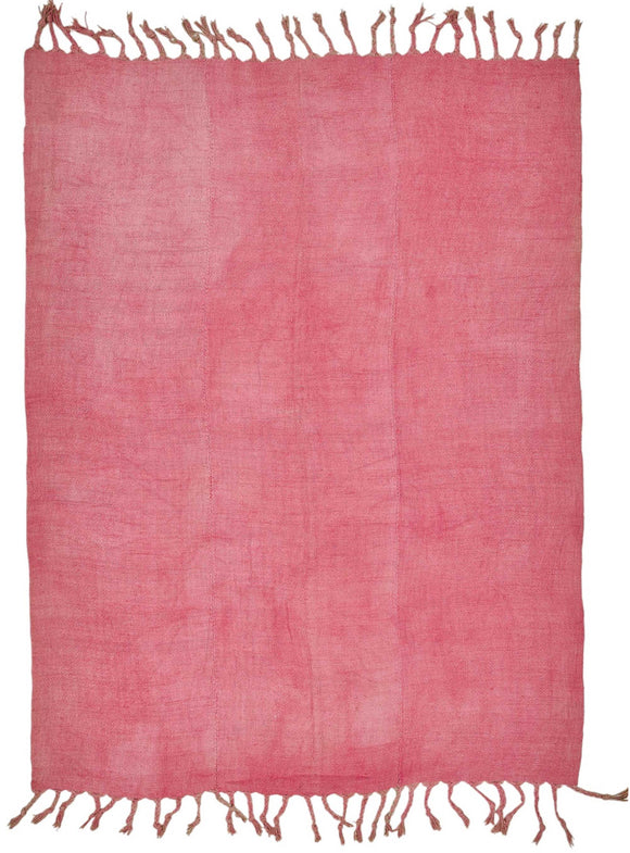 6x8 Pink Over-dyed Hemp Kilim Rug - 50434