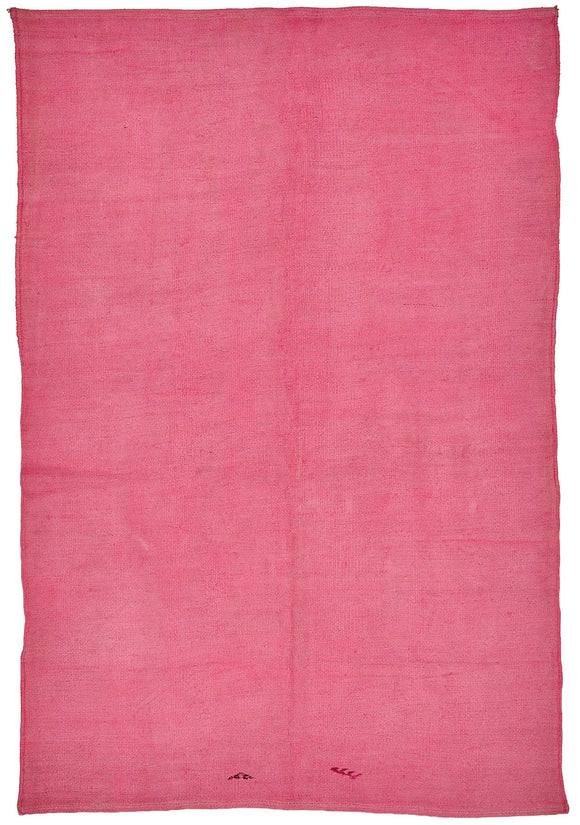 5x8 Pink Over-dyed Hemp Kilim Rug - 50448
