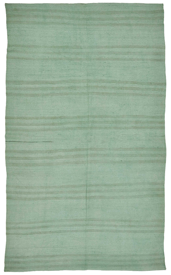 5x10 Turquoise Over-dyed Hemp Kilim Rug - 50451