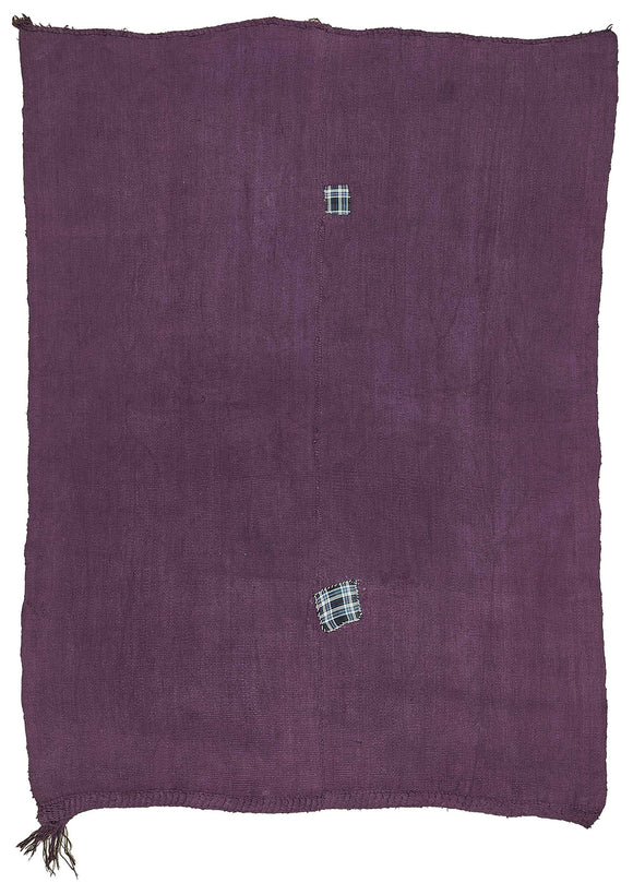 5x6 Purple Over-dyed Hemp Kilim Rug - 50452