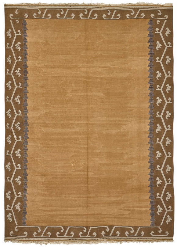 6x8 Handwoven Oushak Kilim Rug - 50533