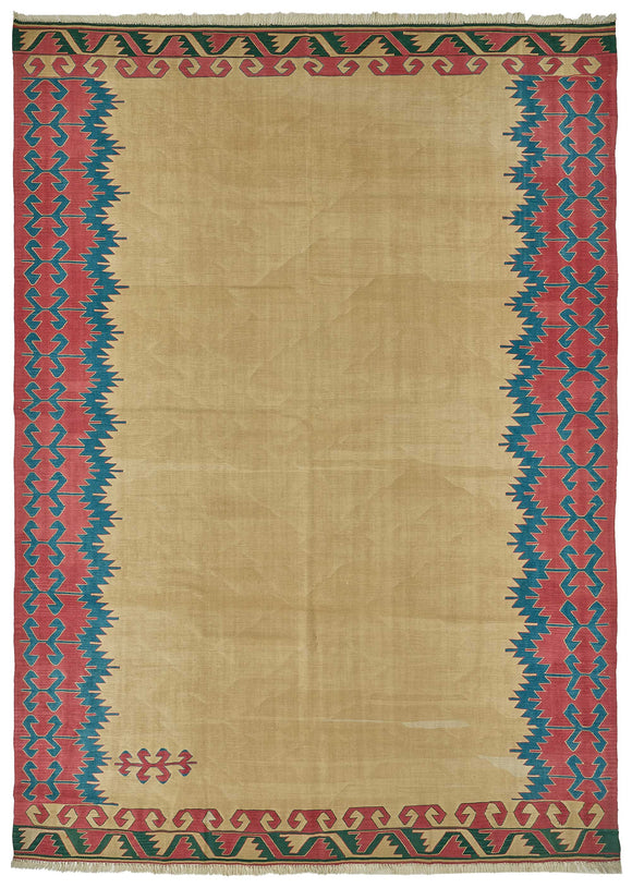8x11 Handwoven Oushak Kilim Rug - 50558