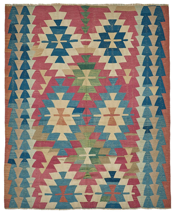 6x8 Handwoven Oushak Kilim Rug - 50564
