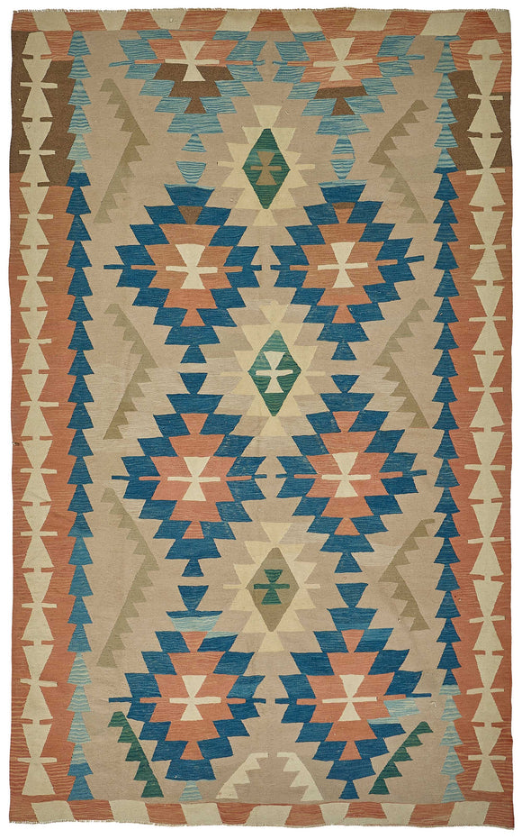 7x11 Handwoven Oushak Kilim Rug - 50679