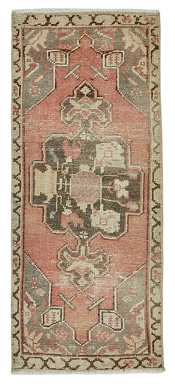1x3 Vintage Turkish Small Rug - 50705