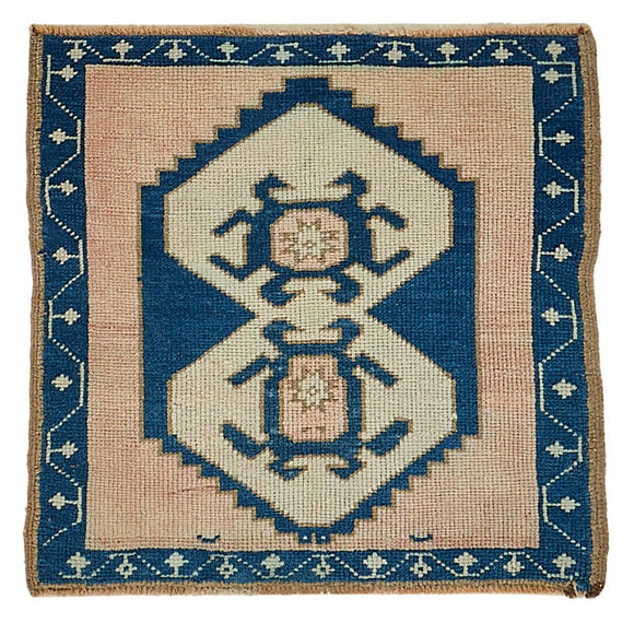 2x2 Vintage Turkish Small Rug - 50717