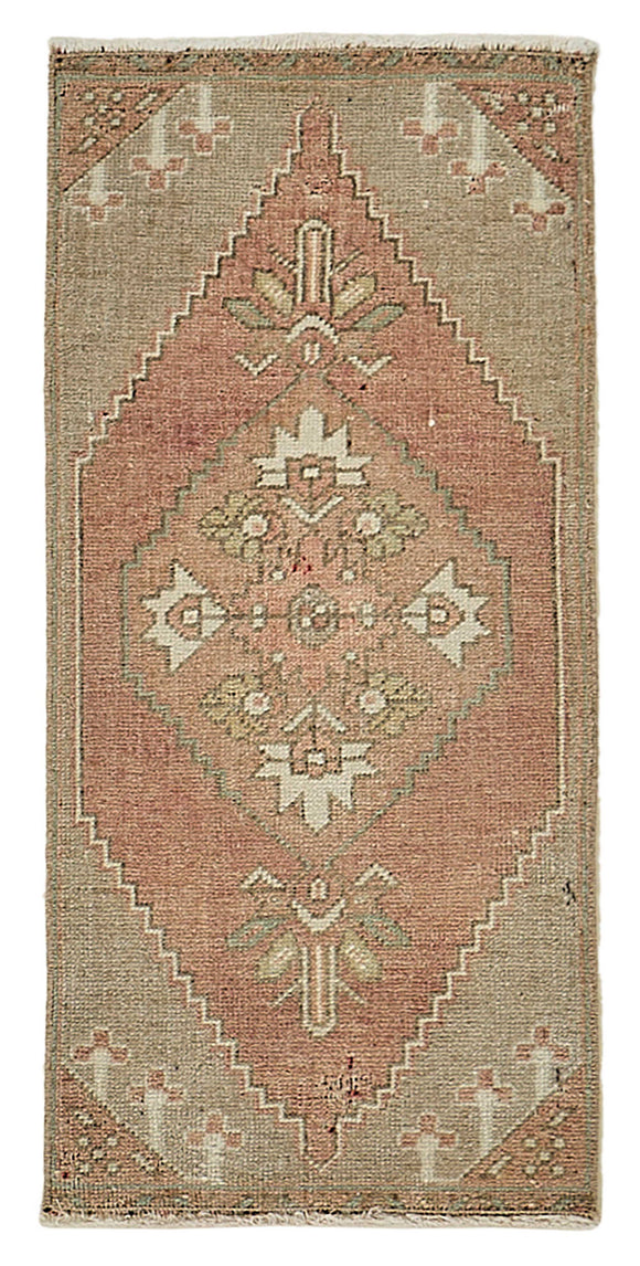 1x3 Vintage Turkish Small Rug - 50718