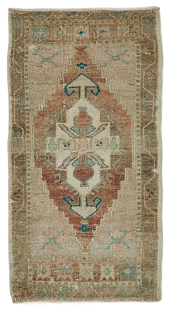 2x3 Vintage Turkish Small Rug - 50728