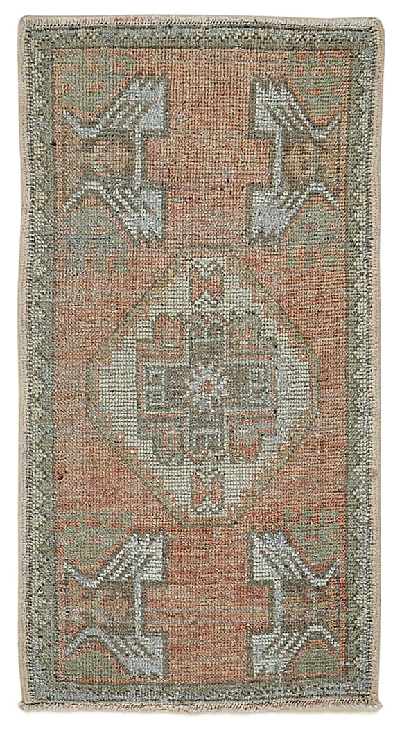 2x3 Vintage Turkish Small Rug - 50729