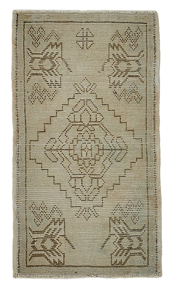 2x3 Vintage Turkish Small Rug - 50735