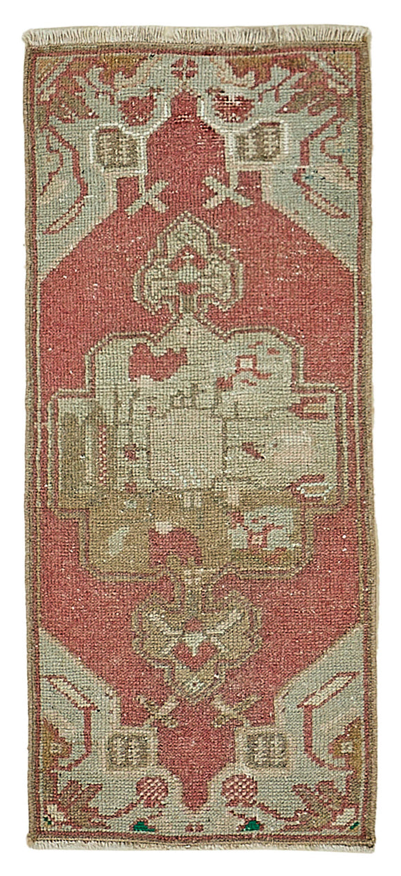 1x3 Vintage Turkish Small Rug - 50736