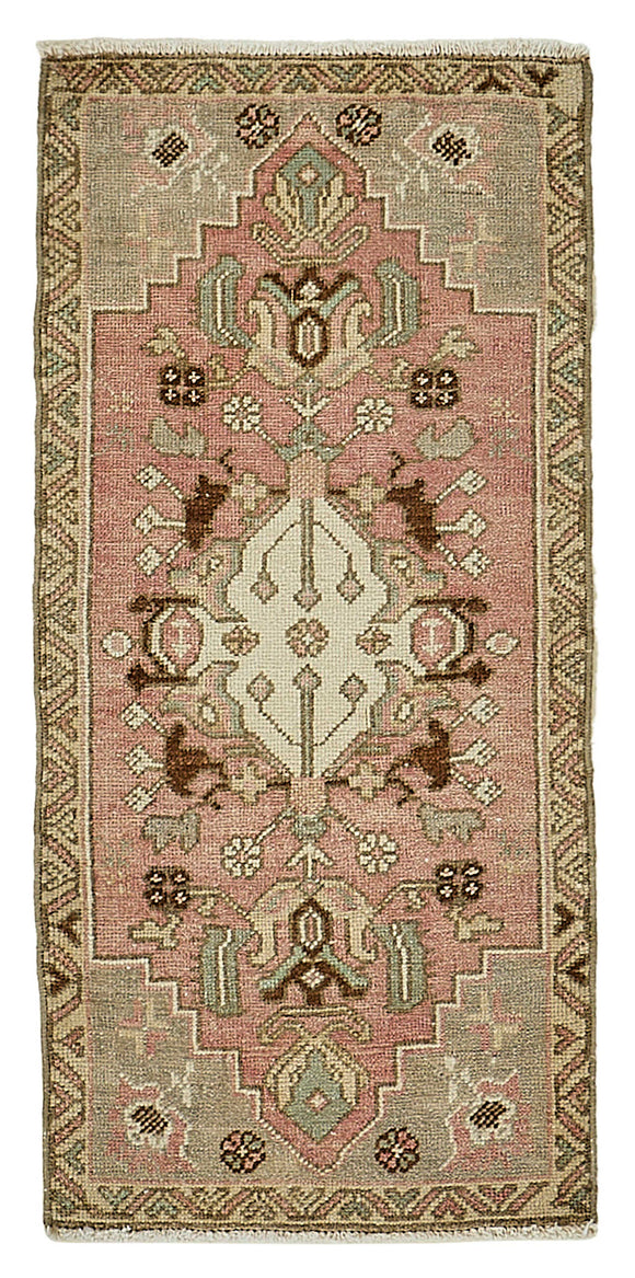 2x3 Vintage Turkish Small Rug - 50746