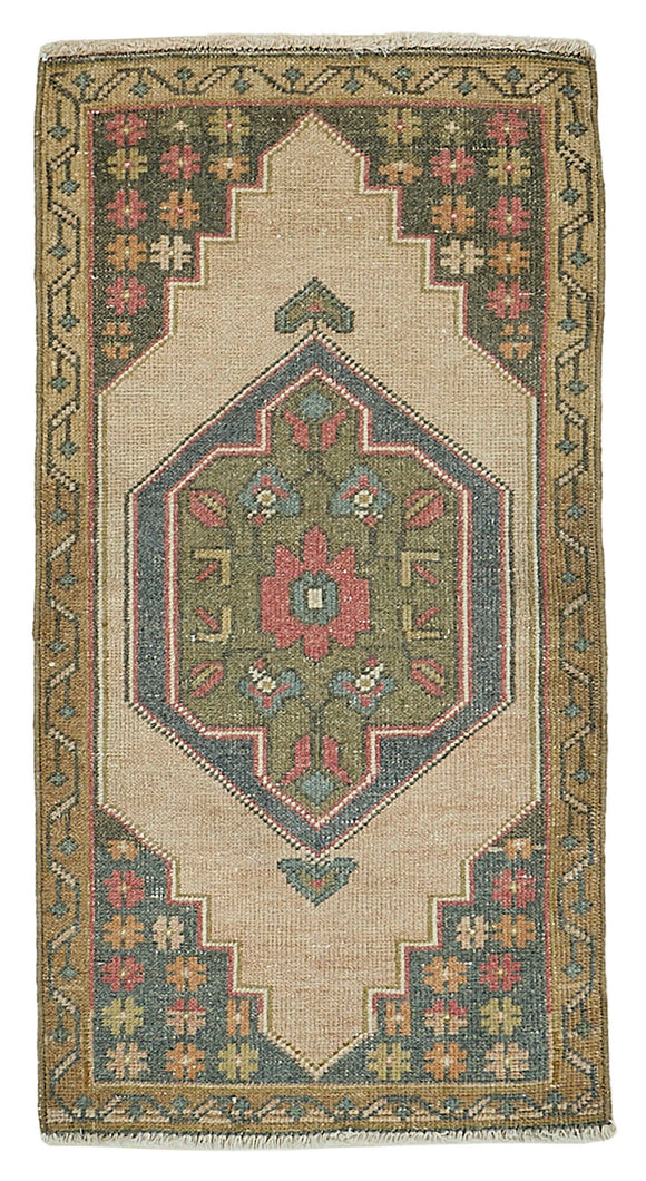2x3 Vintage Turkish Small Rug - 50758