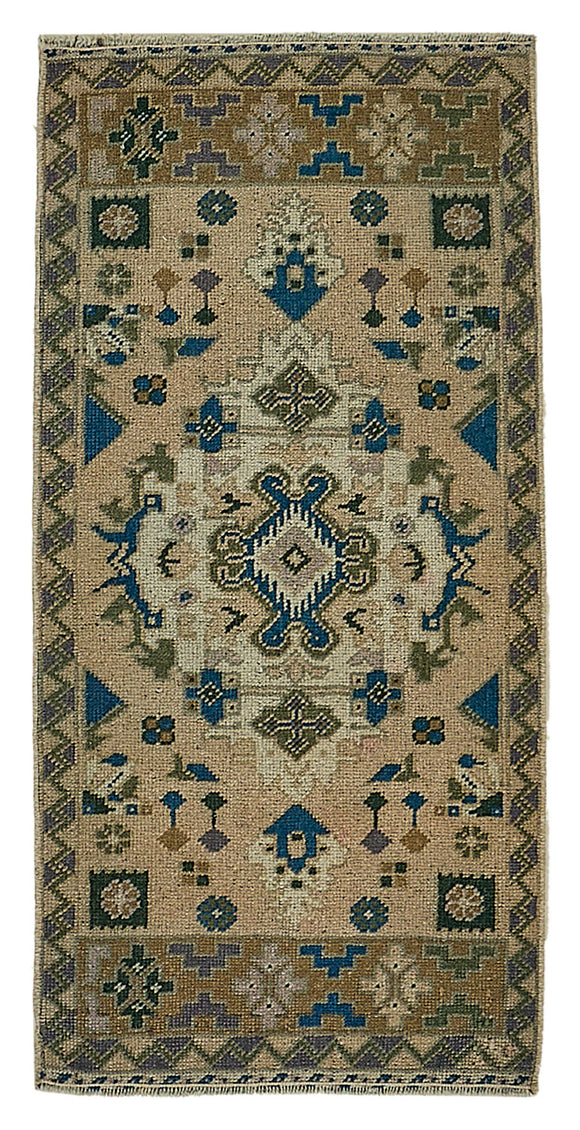 2x3 Vintage Turkish Small Rug - 50759