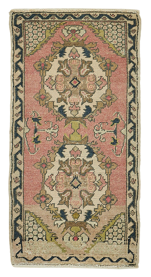 2x3 Vintage Turkish Small Rug - 50762