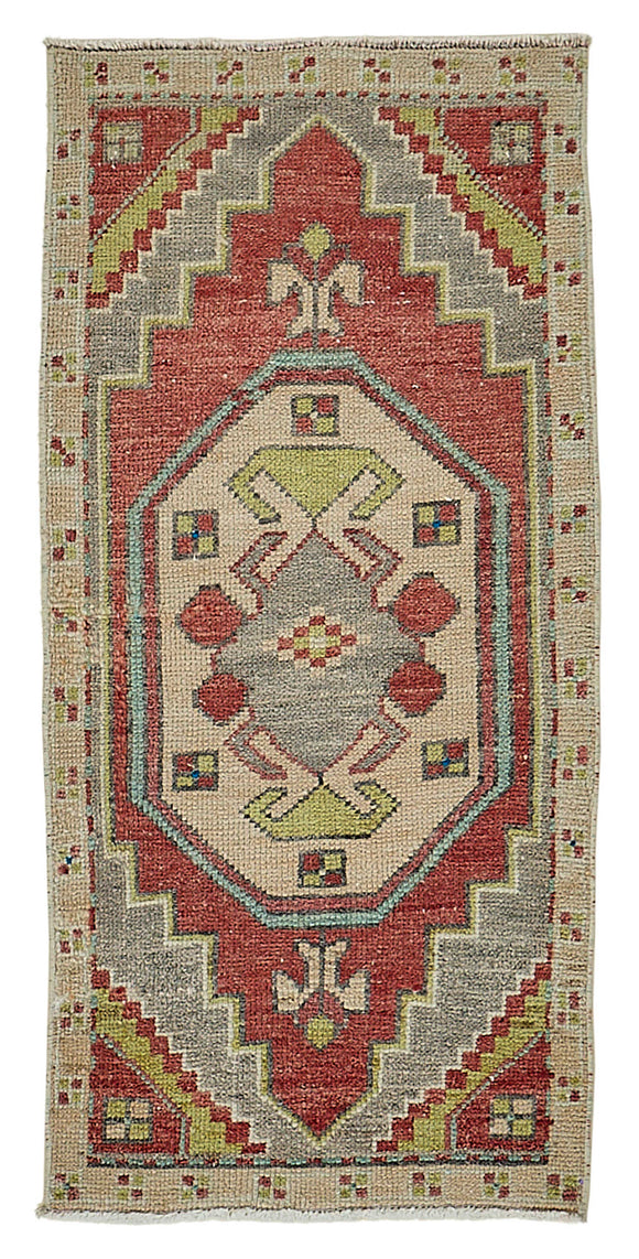 2x3 Vintage Turkish Small Rug - 50766